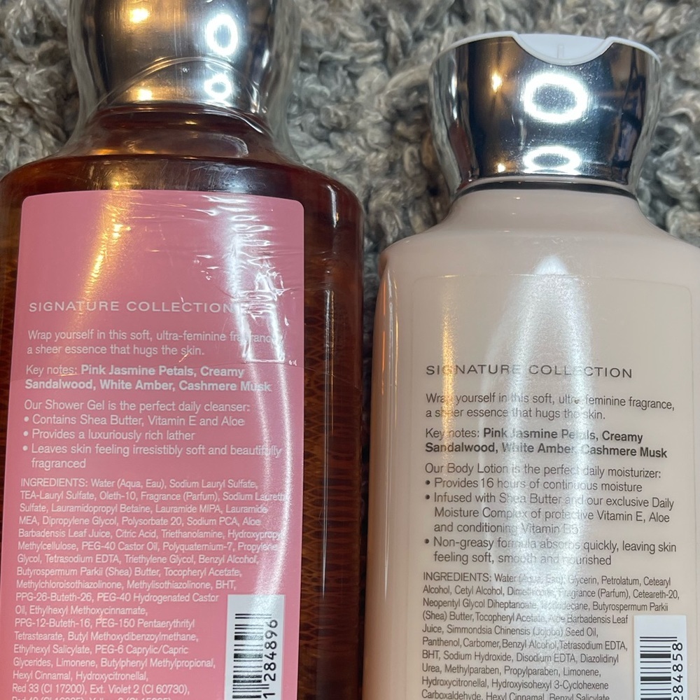 Bath & body works shower gel & lotion pink cashmere - Picture 2 of 4